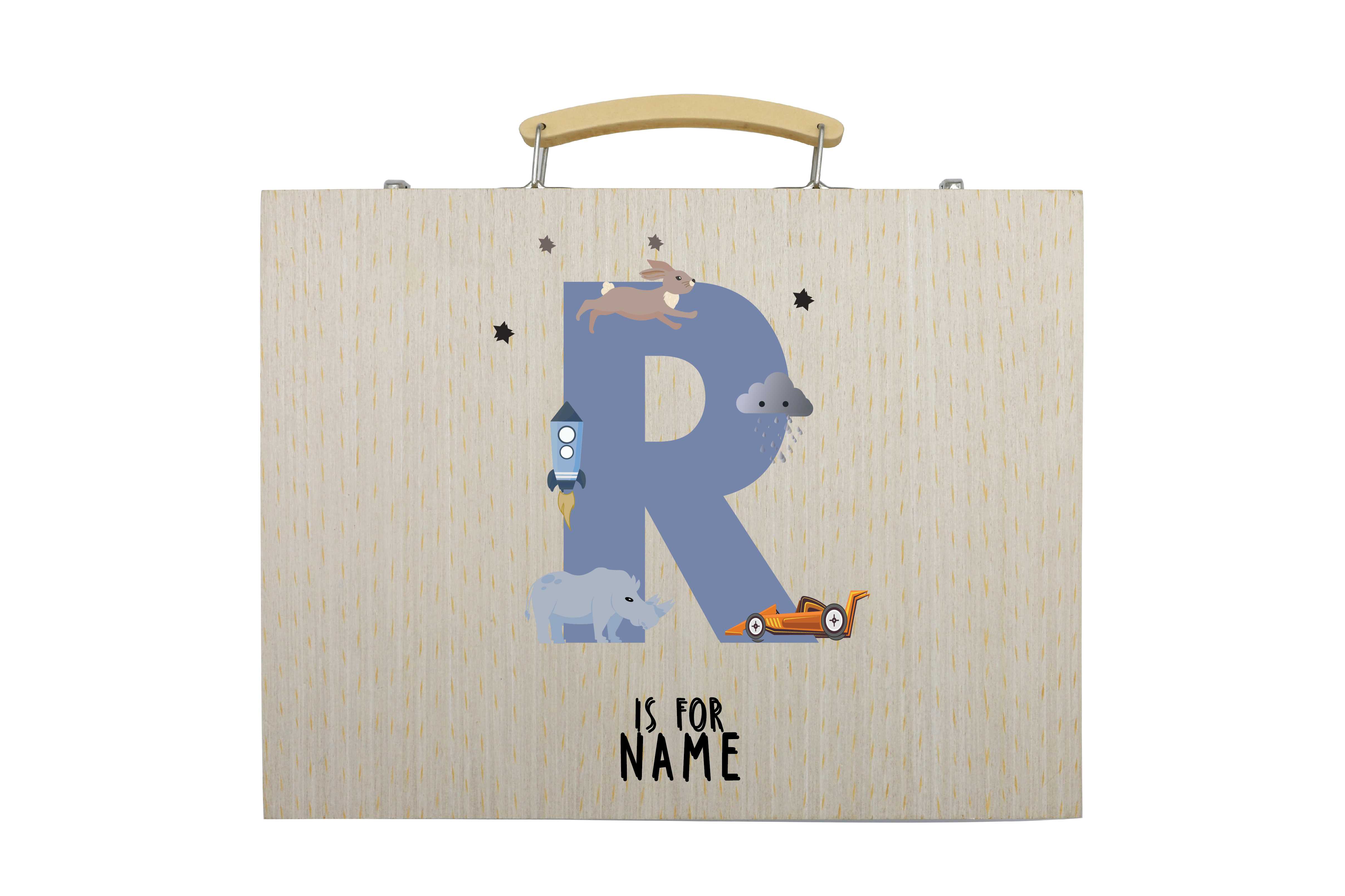 Alphabet Name Space Themed Personalised Drawing Set